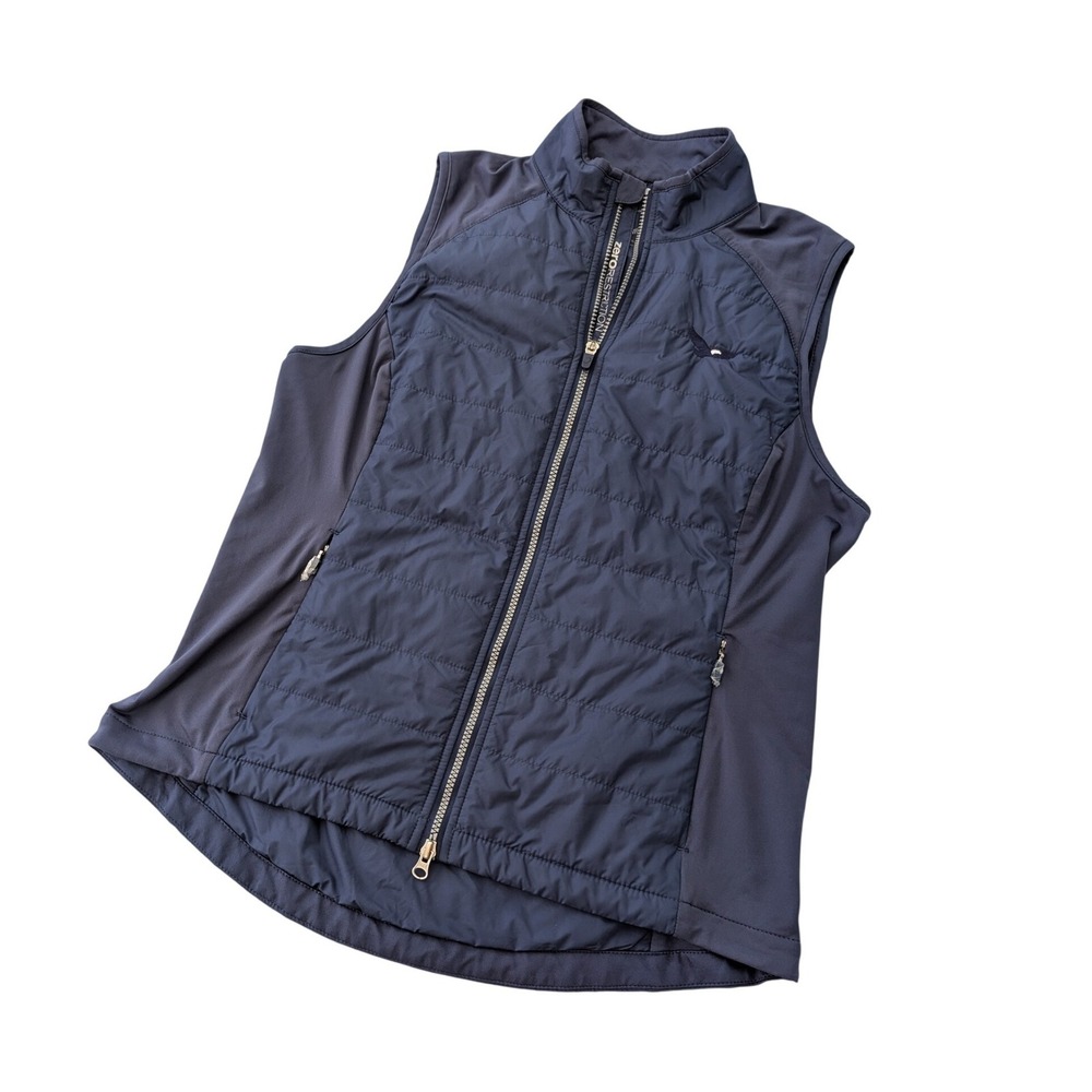 Zero Restriction Mens Primaloft Quilted Hybrid‎ Golf Vest Navy Blue L L324L